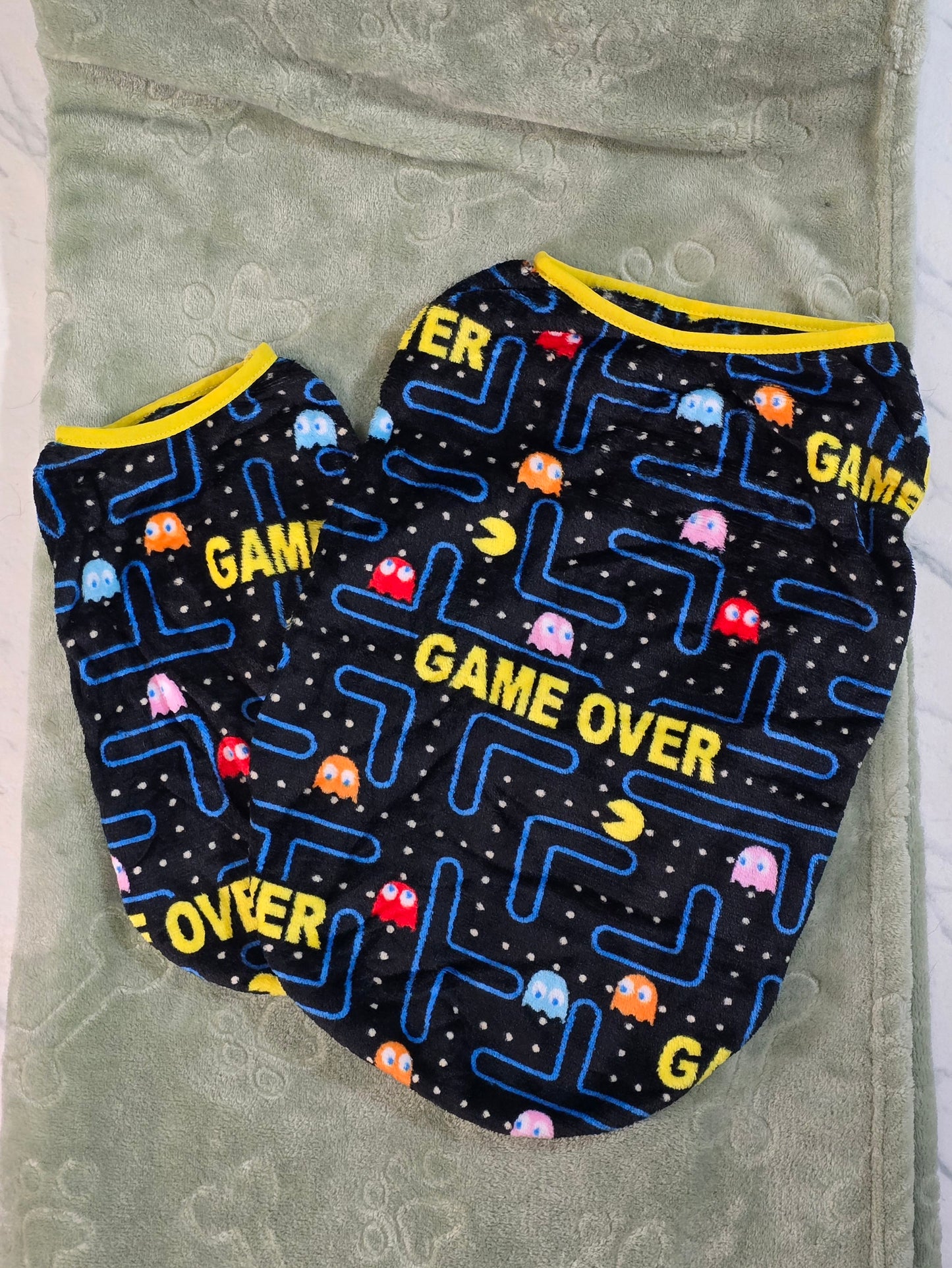 Retro Pac-Man Lightweight Dog Fleece Sweater