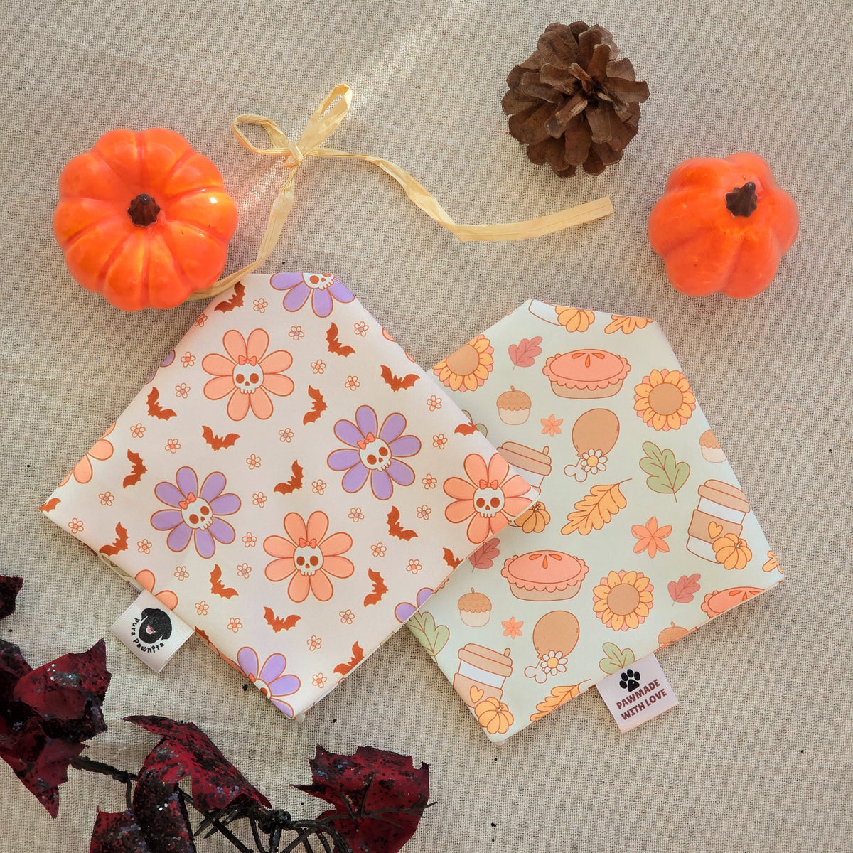 Skullflower & Harvest Reversible Bandana