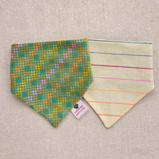 Pixel Garden Reversible Bandana