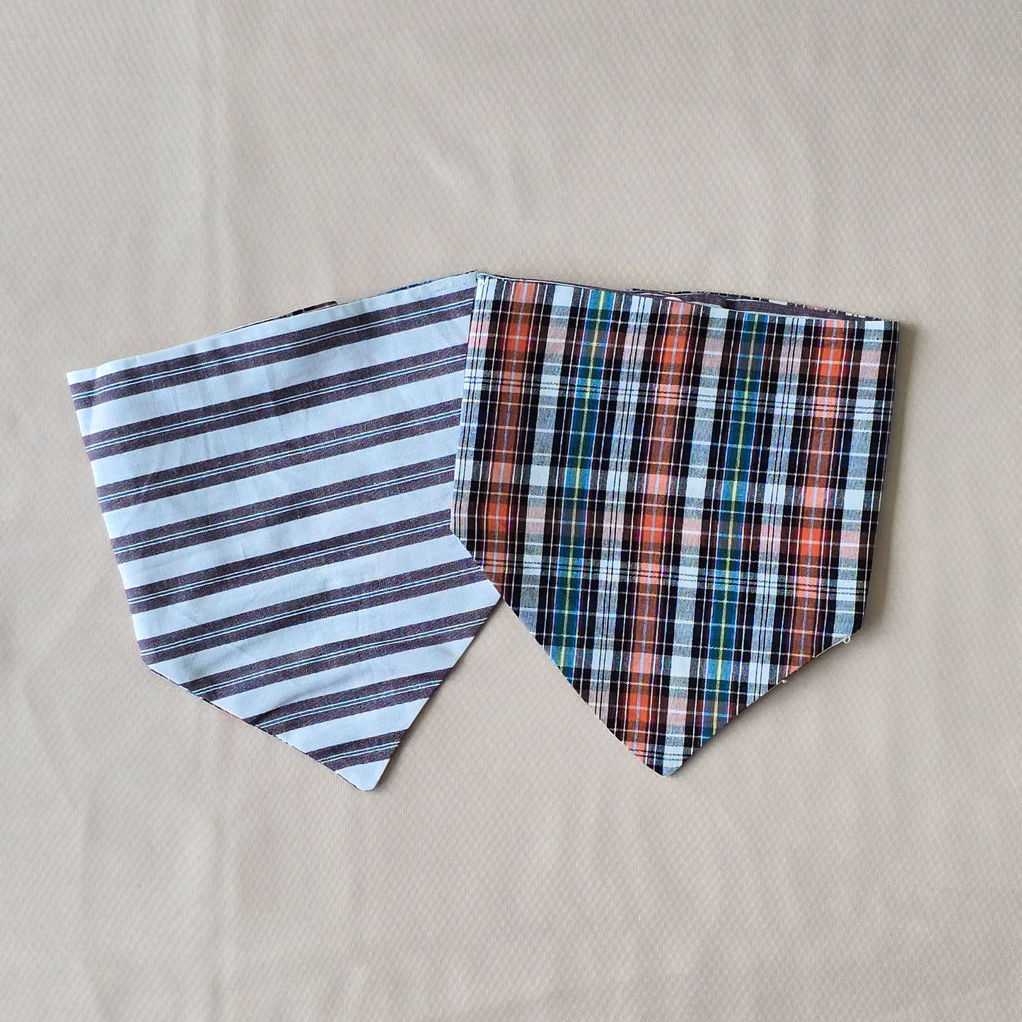 Retro Navy Reversible Bandana