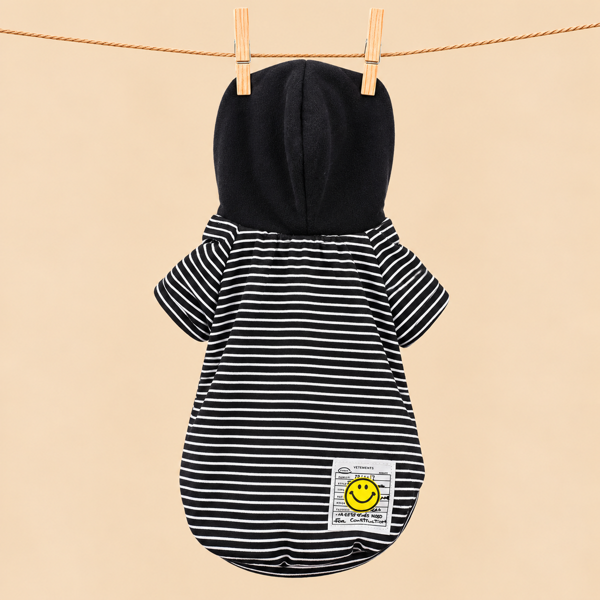 Happy Stripe Hoodie