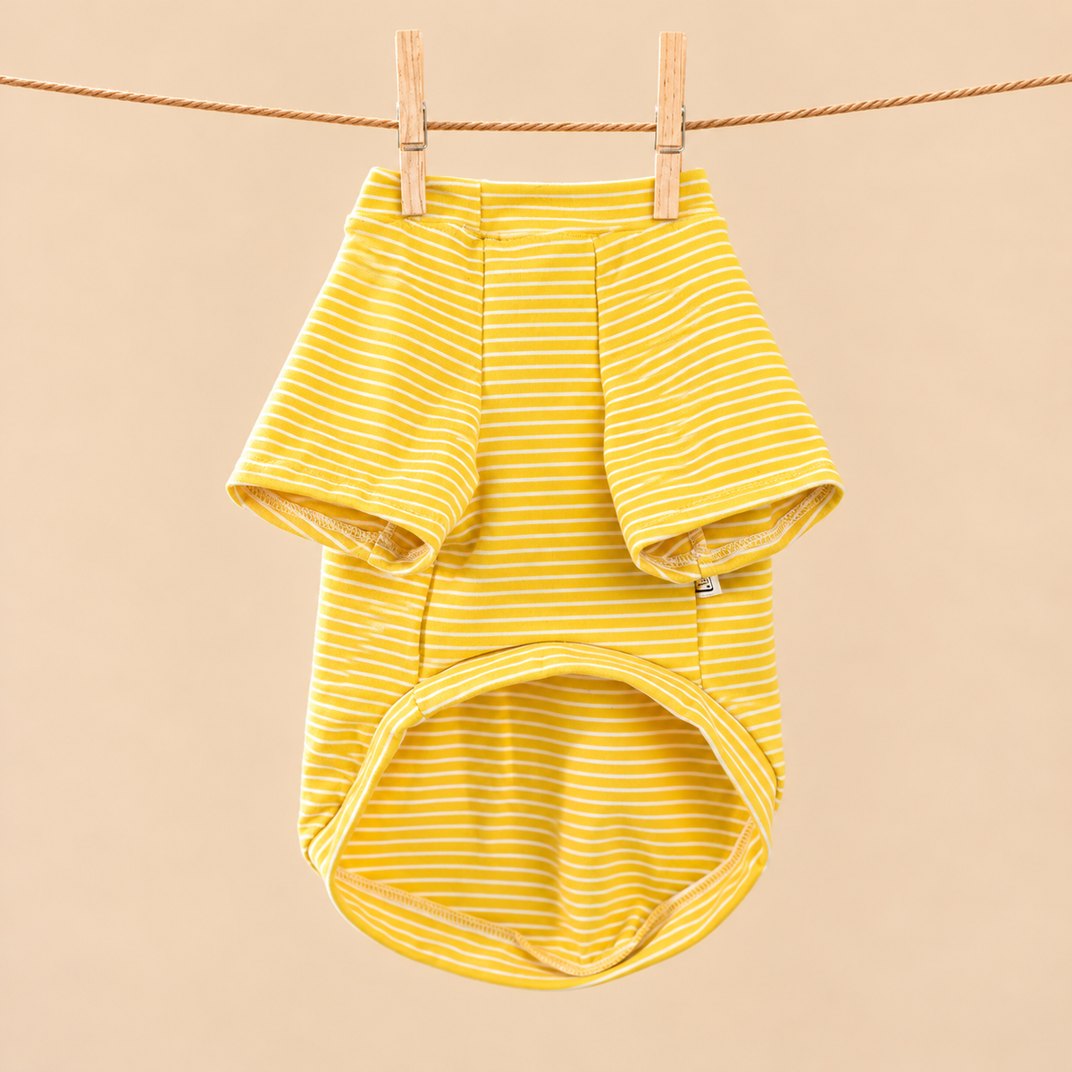 Heart Patch Tee (Yellow / Pink)