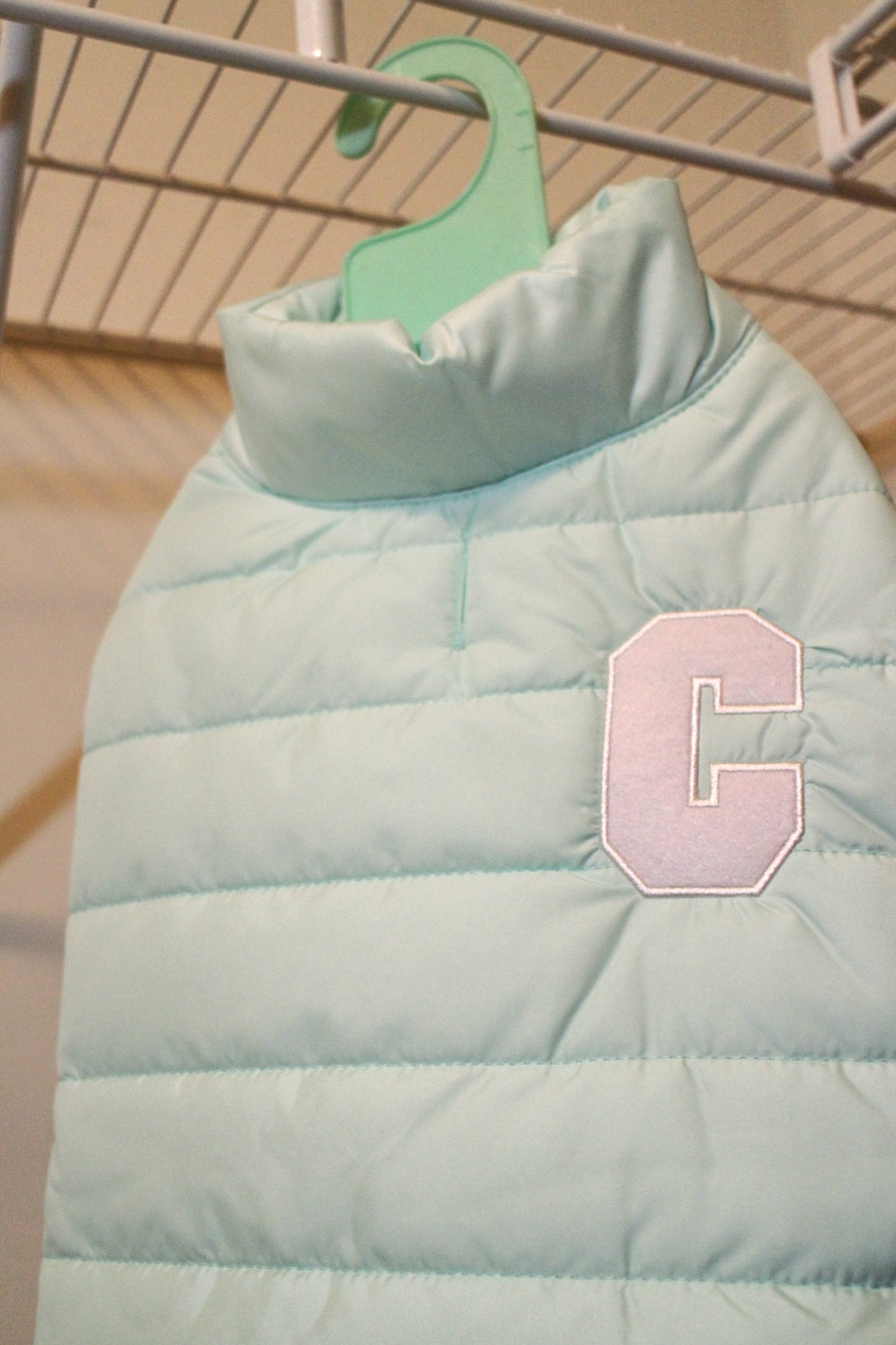 Insulated Puffer Jacket for Dogs | Mint Green Dreamy Pink