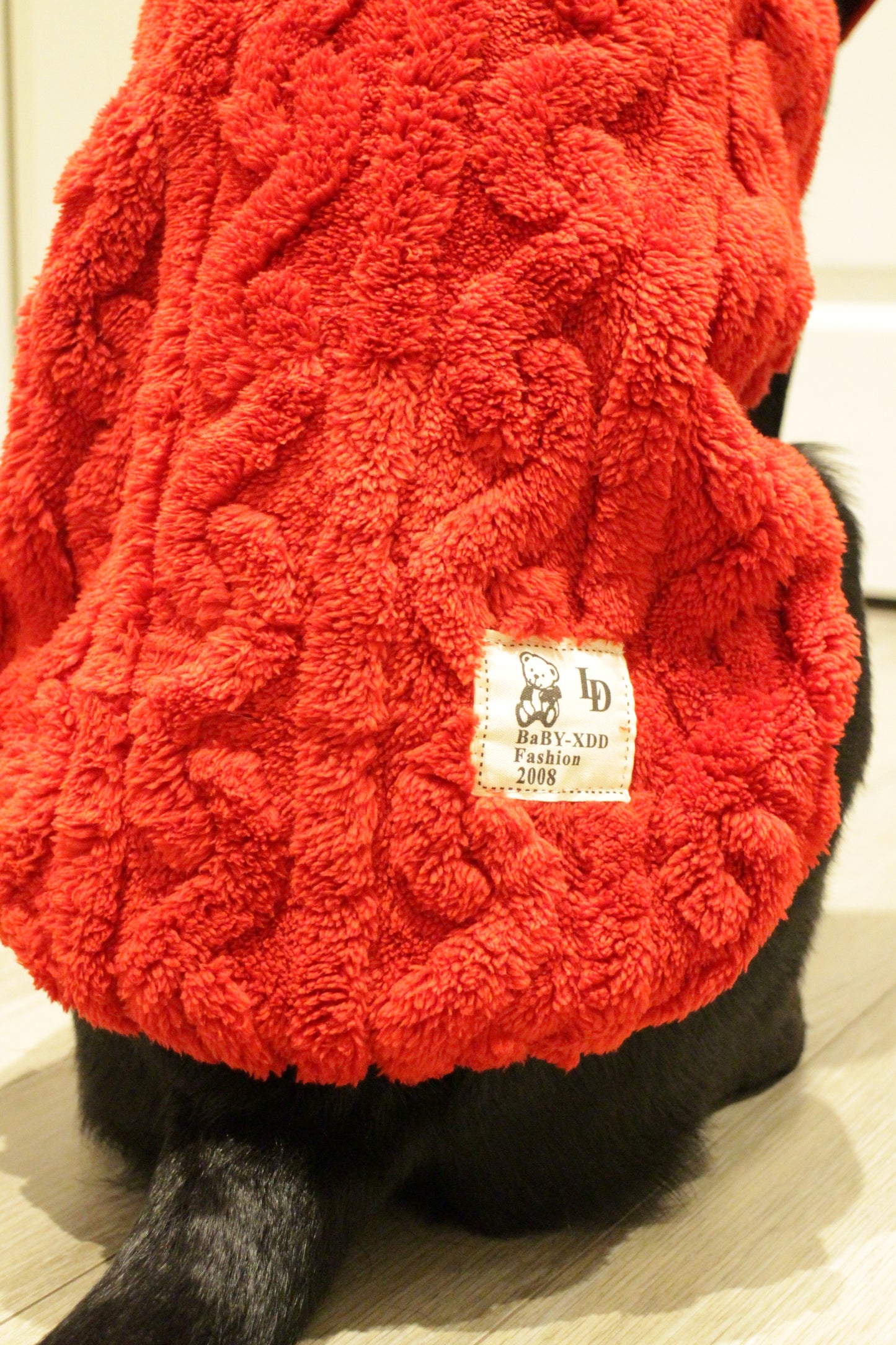 Red Knitted Lightweight Dog Fleece Sweater