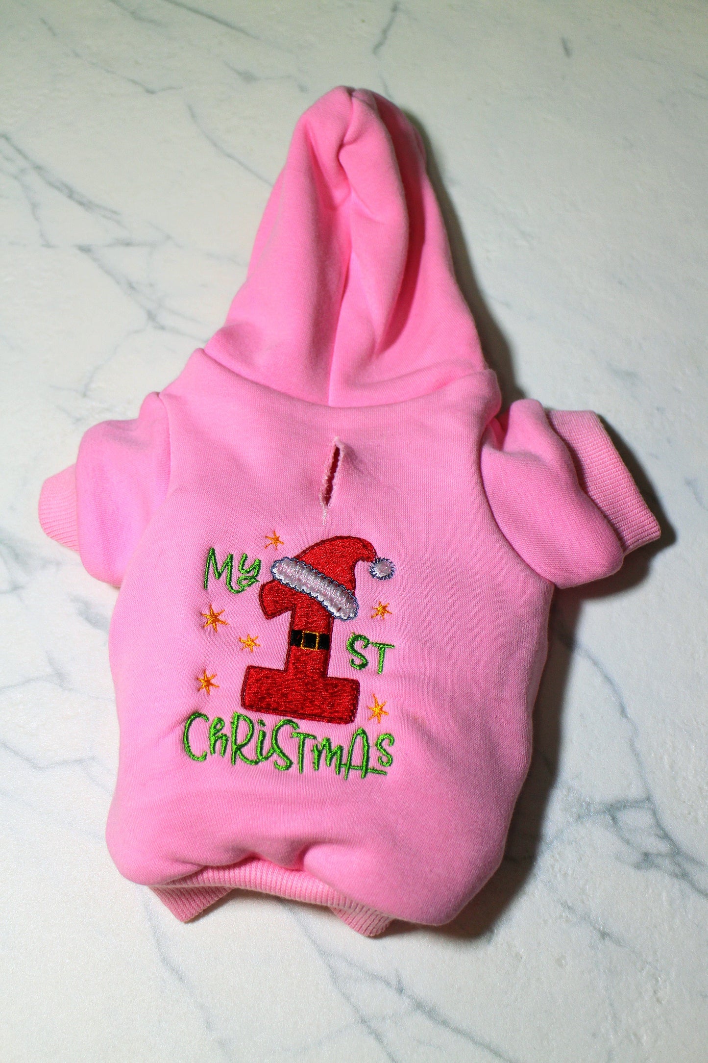 My First Christmas Embroidery Hoodie