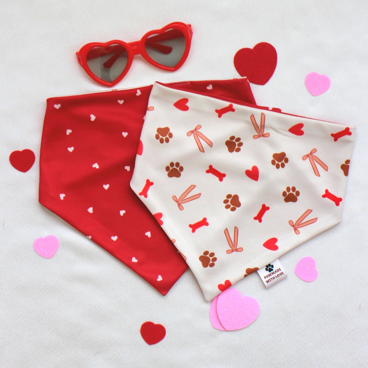 Bow-Wow Hearts & Paws Bandana