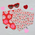 Puppy Love Smiles & Sweethearts Bandanas