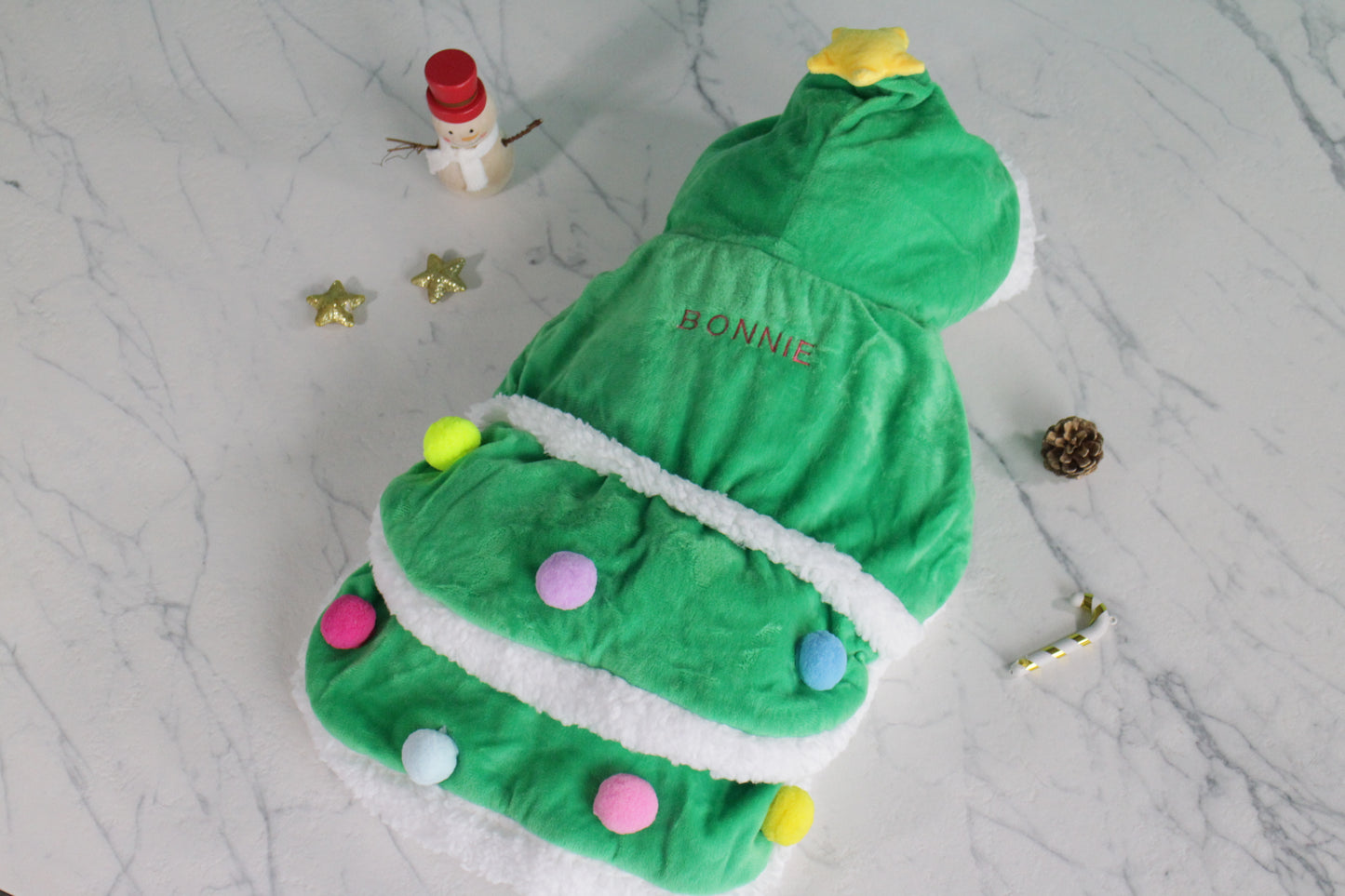 Pet Christmas Holiday Costume | Customized Embroidery Available