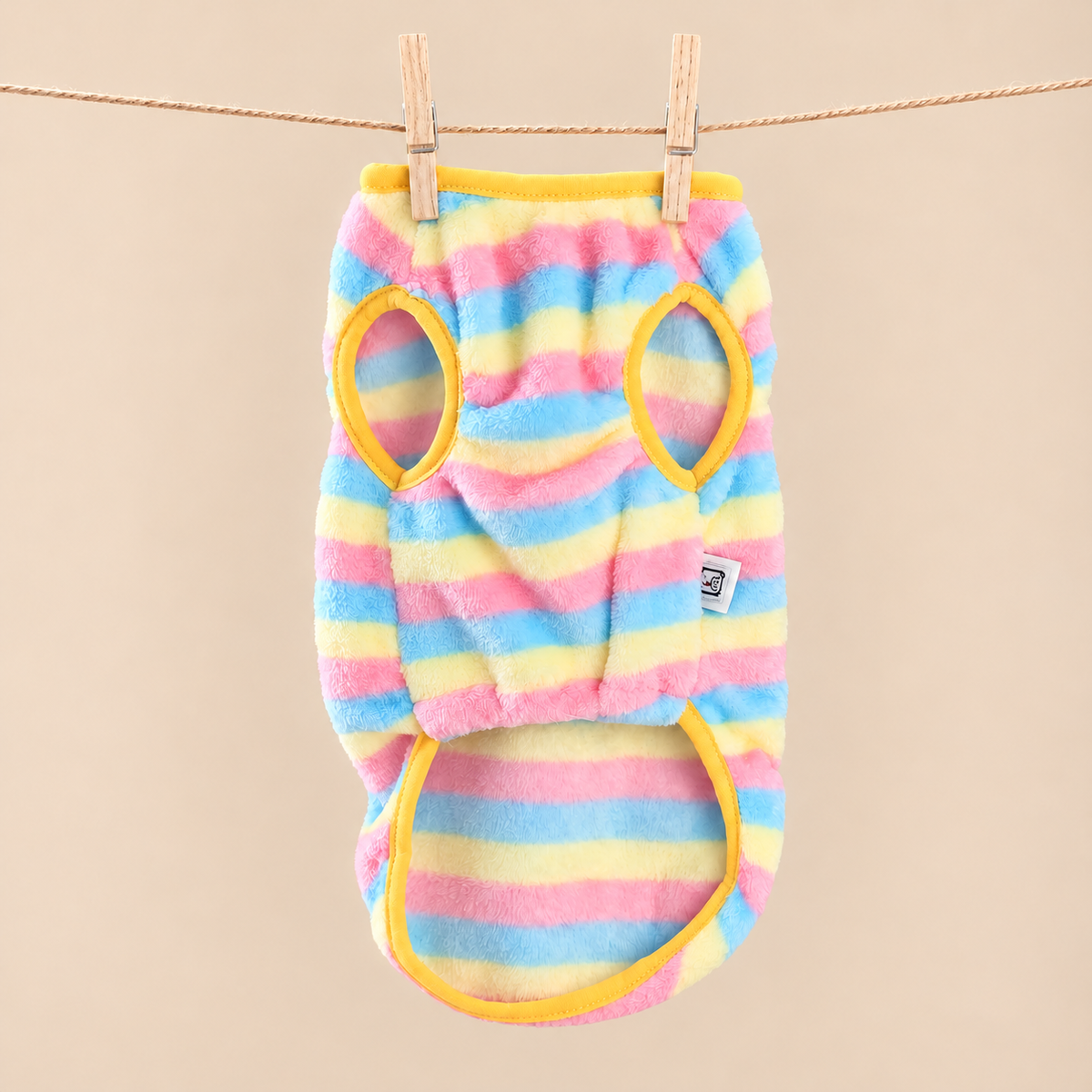 Lemon Stripe Fleece