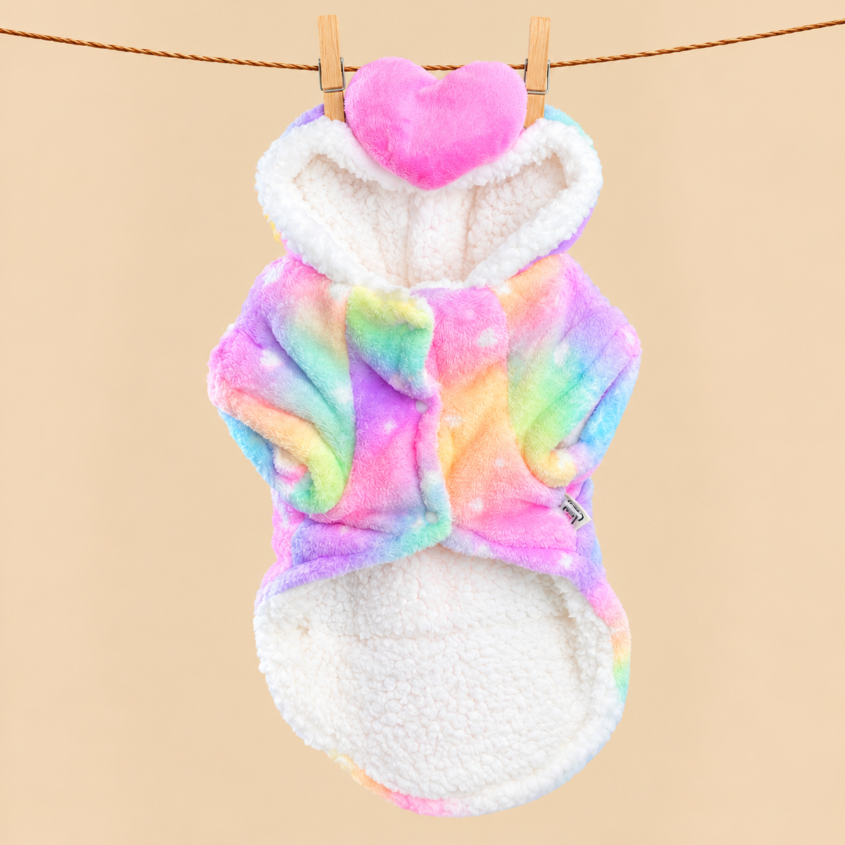 Rainbow Heart Hoodie